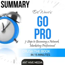 go pro: 7 steps to becoming a network marketing professional summary (unabridged) audiobook cover image