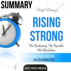 brené brown's rising strong summary (unabridged) audiobook cover image