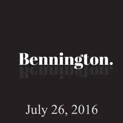bennington, july 26, 2016 audiobook cover image