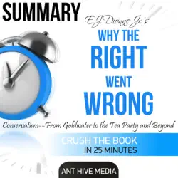 e.j. dionne jr's why the right went wrong: conservatism: from goldwater to the tea party and beyond summary (unabridged) audiobook cover image