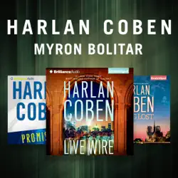 harlan coben - the myron bolitar series: promise me, long lost, live wire (unabridged) audiobook cover image