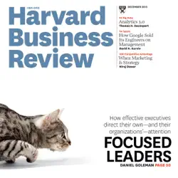 harvard business review, december 2013 audiobook cover image