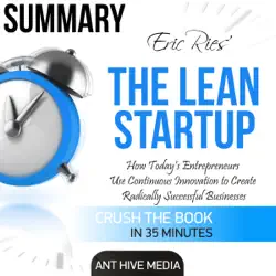 eric ries' the lean startup summary (unabridged) audiobook cover image
