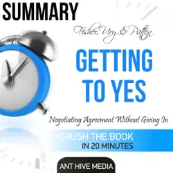 summary: fisher, ury & patton's getting to yes: negotiating agreement without giving in (unabridged) audiobook cover image