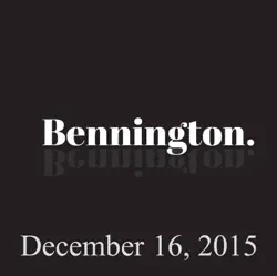 bennington, december 16, 2015 audiobook cover image