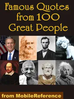 famous quotes from 100 great people book cover image