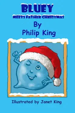 bluey meets father christmas book cover image