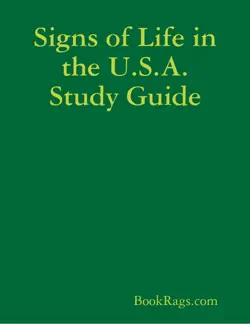 signs of life in the u.s.a. study guide book cover image