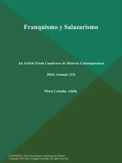 franquismo y salazarismo book cover image