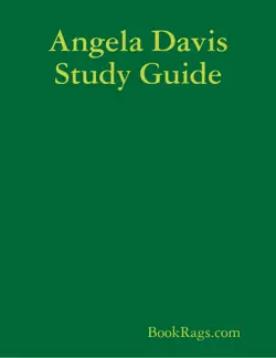 angela davis study guide book cover image