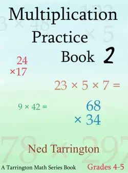 multiplication practice book 2, grades 4-5 book cover image