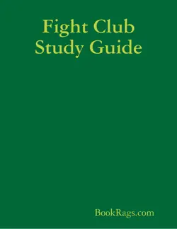 fight club study guide imagen de la portada del libro