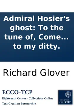admiral hosier's ghost: to the tune of, come and listen to my ditty. book cover image