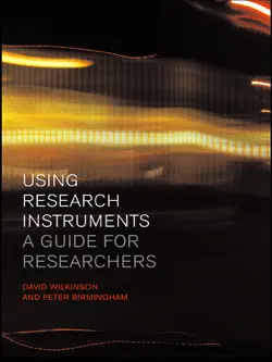 using research instruments book cover image