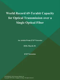world record 69-terabit capacity for optical transmission over a single optical fiber book cover image