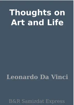 thoughts on art and life book cover image