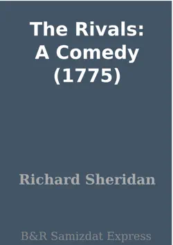 the rivals: a comedy (1775) imagen de la portada del libro