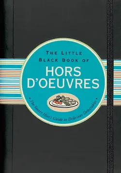 the little black book of hors d'oeuvres book cover image