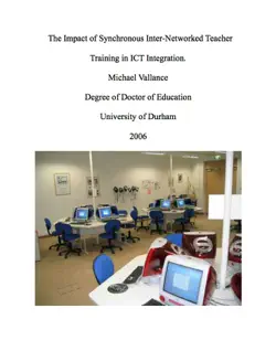 the impact of synchronous inter-networked teacher training in ict integration. imagen de la portada del libro