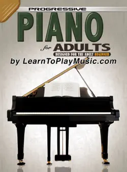 piano for adults - progressive lessons book cover image