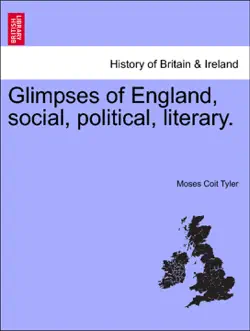 glimpses of england, social, political, literary. book cover image