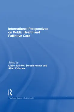 international perspectives on public health and palliative care book cover image