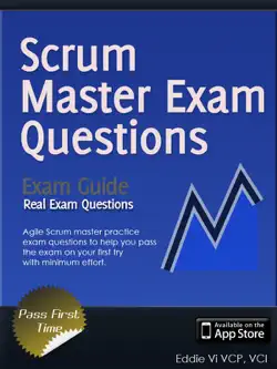 agile scrummaster exam questions book cover image