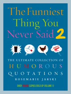 funniest thing you never said 2 book cover image