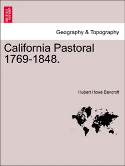 california pastoral 1769-1848. imagen de la portada del libro