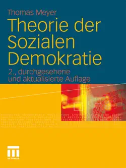 theorie der sozialen demokratie book cover image
