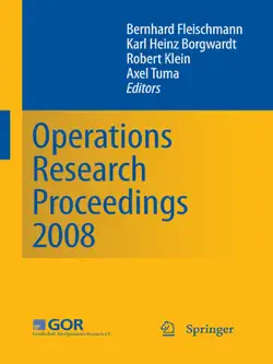 operations research proceedings 2008 imagen de la portada del libro