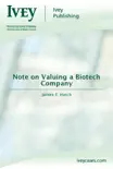 Note on Valuing a Biotech Company book summary, reviews and download