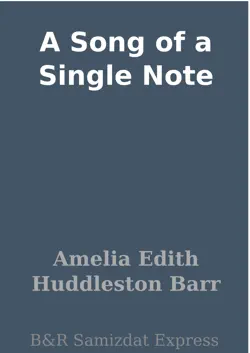 a song of a single note book cover image
