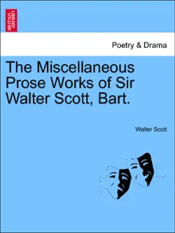 the miscellaneous prose works of sir walter scott, bart. vol. ii. book cover image
