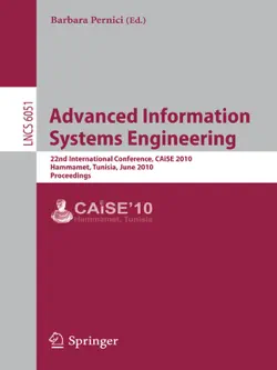 advanced information systems engineering book cover image