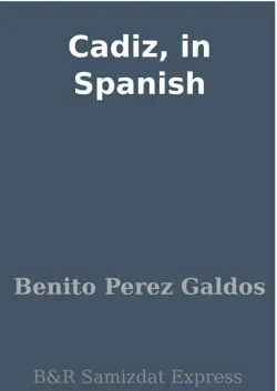 cadiz, in spanish book cover image
