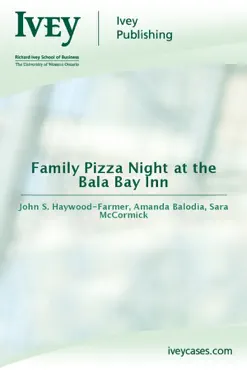 family pizza night at the bala bay inn book cover image