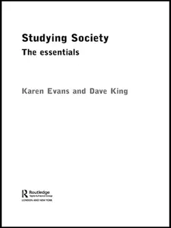 studying society book cover image