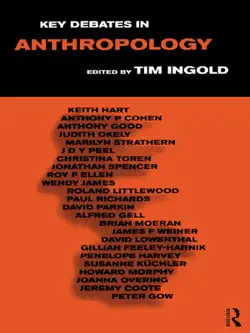 key debates in anthropology book cover image