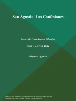 san agustin, las confesiones book cover image