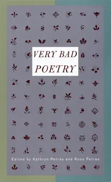 very bad poetry book cover image