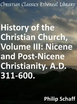 history of the christian church, volume iii book cover image