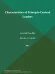 Characteristics of Principle-Centred Leaders synopsis, comments