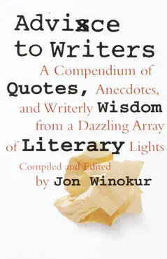advice to writers book cover image