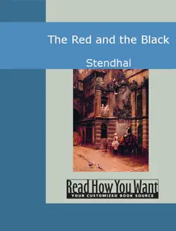 the red and the black book cover image