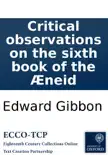 Critical observations on the sixth book of the Æneid