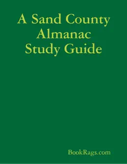 a sand county almanac study guide book cover image