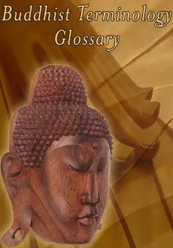 glossary of buddhist terminology book cover image