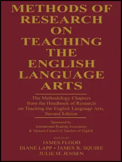 methods of research on teaching the english language arts book cover image