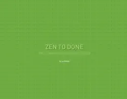 zen to done book cover image